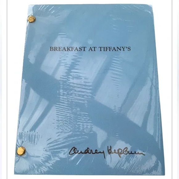 Audrey Hepburn Breakfast at Tiffany's Memorabilia includes Copy of Script And CD - Picture 2 of 6